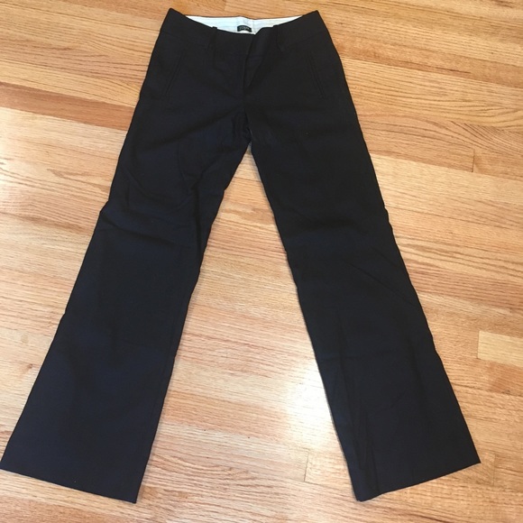 J. Crew city fit black pants, size 2, lined - Picture 1 of 4